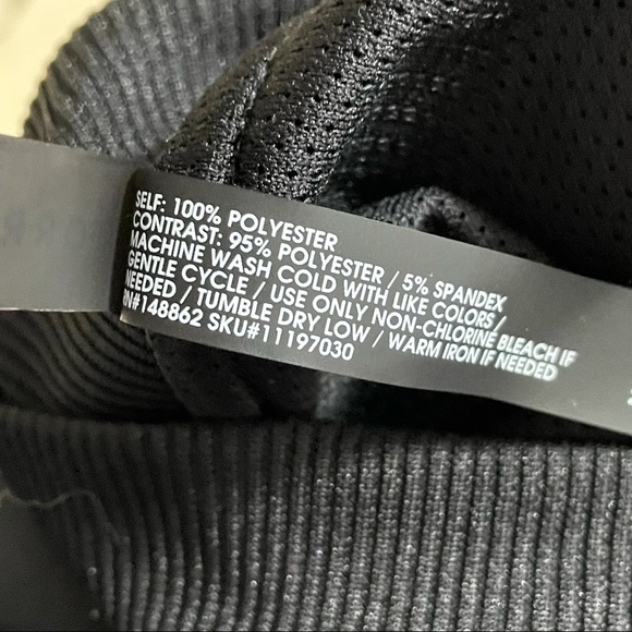 Torrid black & white stripe active track jacket 00 m/l - Picture 8 of 9